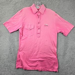 Pebble Beach Golf Links Men's Pink Polo Shirt Size M